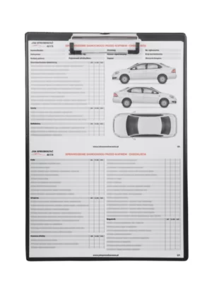 checklista - sprawdzenie samochodu przed kupnem