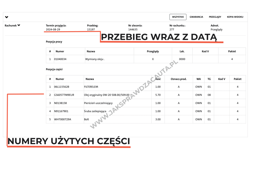 JAK SPRAWDZIĆ PRZEBIEG AUTA VOLKSWAGEN